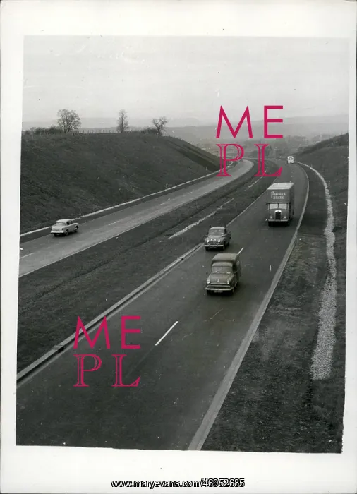 : Preston motorway, Bamber Bridge to Broughton, Lancashire : Preston motorway, Bamber Bridge to Broughton, Lancashire