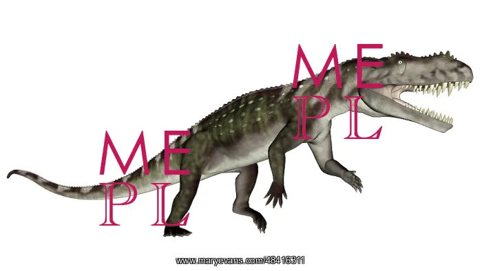 : Prestosuchus dinosaur roaring : Prestosuchus dinosaur roaring