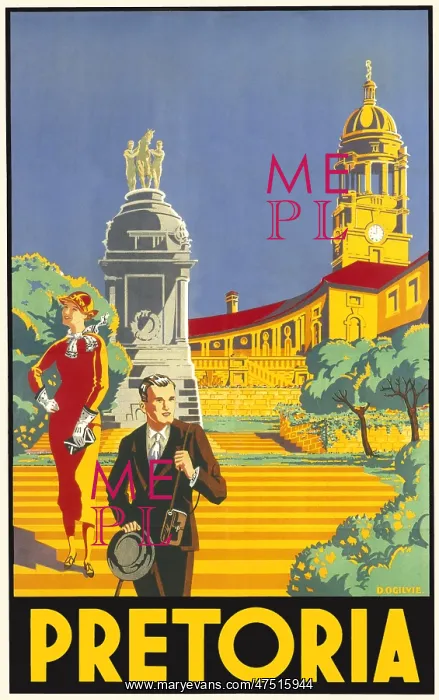 : Pretoria travel poster : Pretoria travel poster