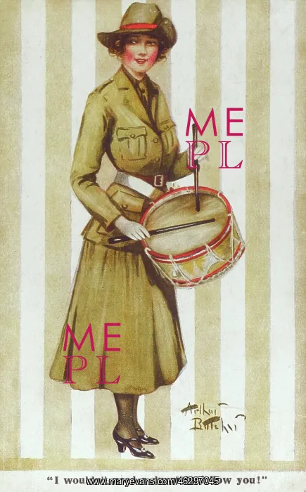 : Pretty Lady military drummer : Pretty Lady military drummer