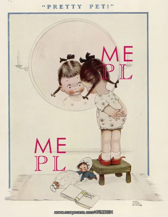 : Pretty Pet by Mabel Lucie Attwell : Pretty Pet by Mabel Lucie Attwell