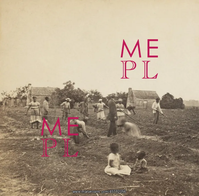 : Previously enslaved African Americans in a : Previously enslaved African Americans in a