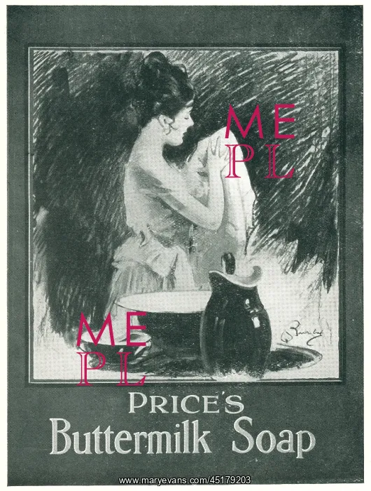 : Price's Buttermilk Soap Advertisement : Price's Buttermilk Soap Advertisement