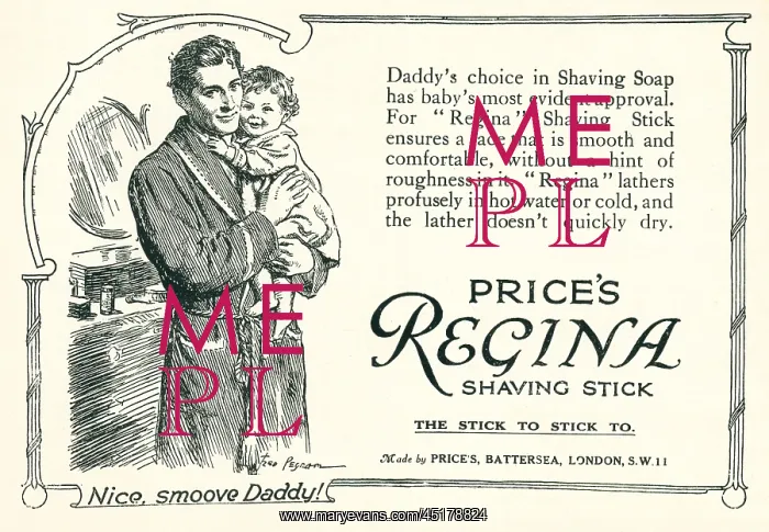 : Price's Regina Shaving Stick Advertisement : Price's Regina Shaving Stick Advertisement