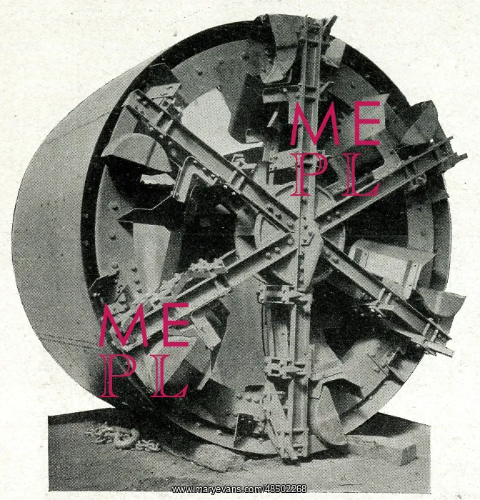 : Price's rotary digger and greathead shield : Price's rotary digger and greathead shield