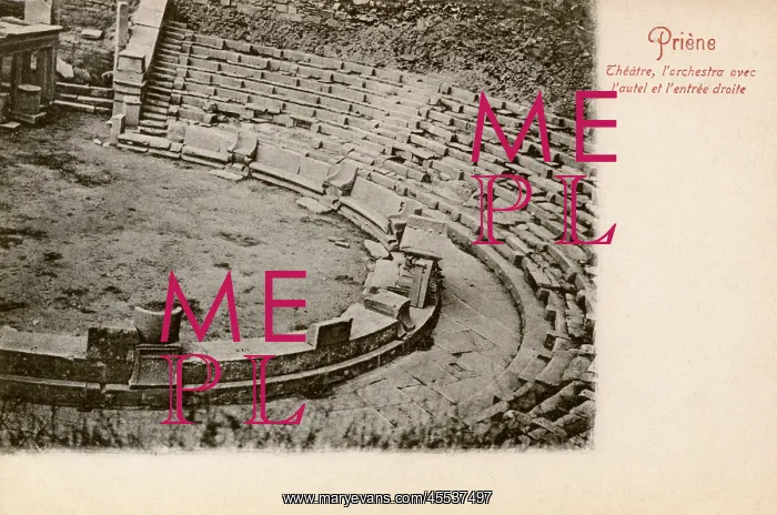 : Priene, Turkey - The Theatre : Priene, Turkey - The Theatre