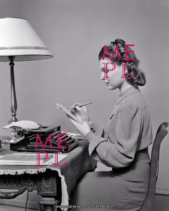 : Prim and Proper Young Woman at Home Studying Practicing : Prim and Proper Young Woman at Home Studying Practicing