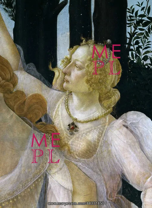 : Primavera (detail), by Botticelli : Primavera (detail), by Botticelli