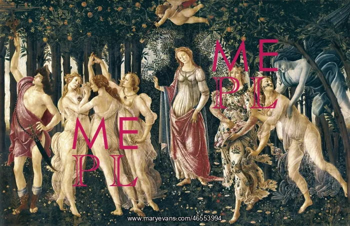 : Primavera (The Spring), by Botticelli : Primavera (The Spring), by Botticelli