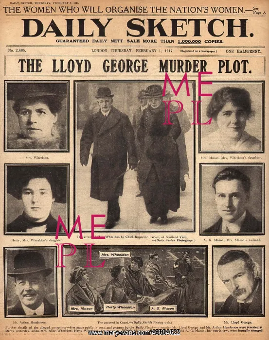 : Prime Minister Lloyd George, murder plot and trial : Prime Minister Lloyd George, murder plot and trial