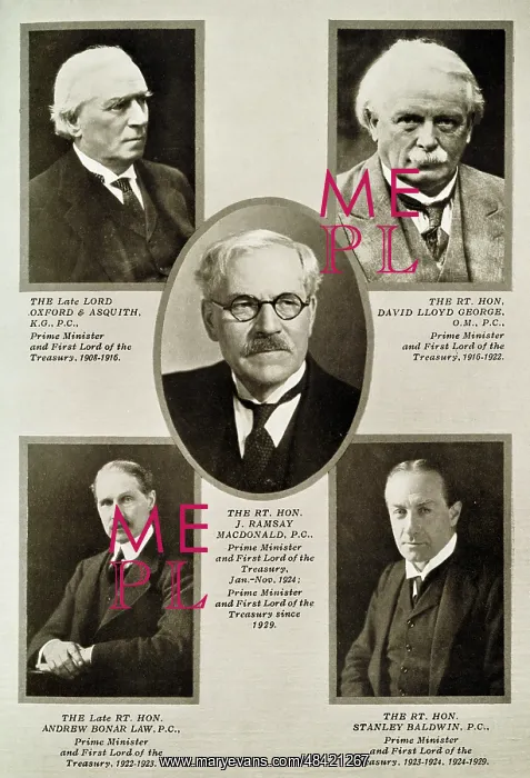: Prime Ministers during the reign of King George V : Prime Ministers during the reign of King George V