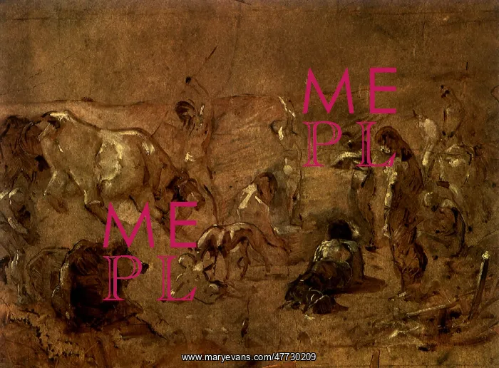 : Primitive Tribe, by Toulouse-Lautrec : Primitive Tribe, by Toulouse-Lautrec
