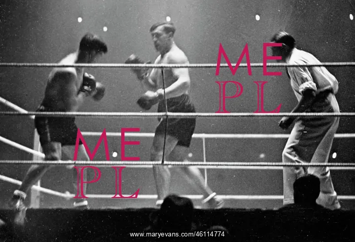 : Primo Carnera and Moise Bouquillon : Primo Carnera and Moise Bouquillon
