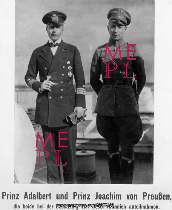 : Prince Adalbert and Prince Joachim of Prussia : Prince Adalbert and Prince Joachim of Prussia