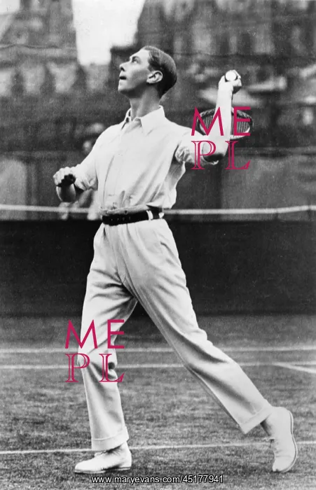  : Prince Albert playing tennis