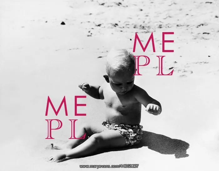 : Prince Andrew as a baby on a sandy beach : Prince Andrew as a baby on a sandy beach