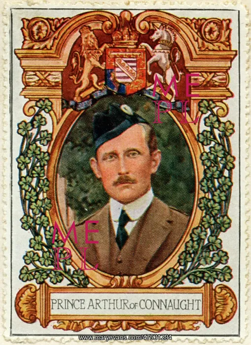 : Prince Arthur of Connaught / Stamp : Prince Arthur of Connaught / Stamp