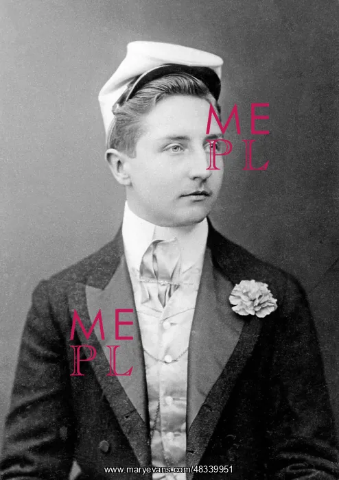 : Prince August Wilhelm of Prussia as a student, 1907 : Prince August Wilhelm of Prussia as a student, 1907