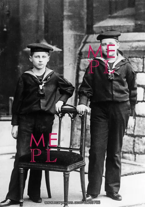 : Prince August William and Prince Oskar, 1899 : Prince August William and Prince Oskar, 1899