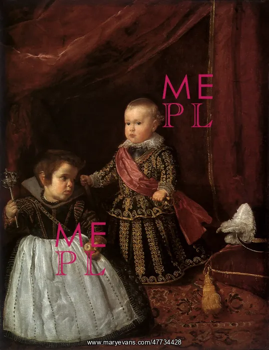 : Prince Baltasar Carlos with a Dwarf, by Velazquez : Prince Baltasar Carlos with a Dwarf, by Velazquez