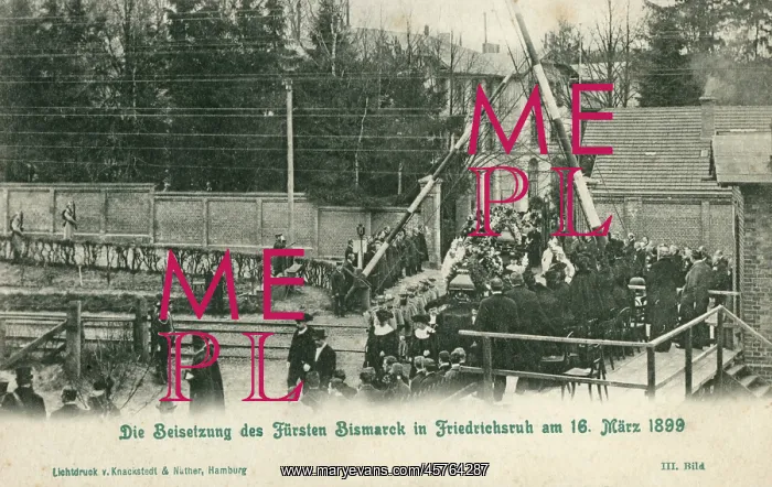 : Prince Bismarck's funeral at Friedrichsruch : Prince Bismarck's funeral at Friedrichsruch