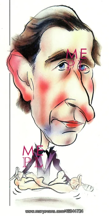: Prince Charles caricature : Prince Charles caricature