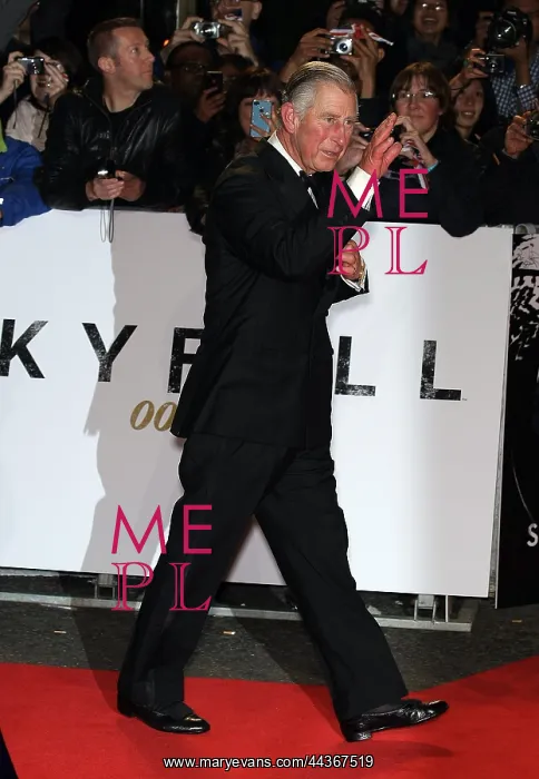 : Prince Charles at film premiere, Skyfall : Prince Charles at film premiere, Skyfall