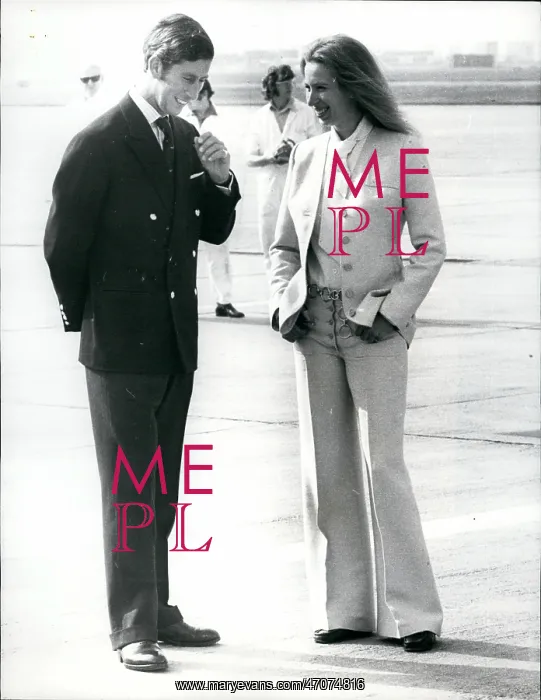 : Prince Charles and Princess Anne at Heathrow : Prince Charles and Princess Anne at Heathrow