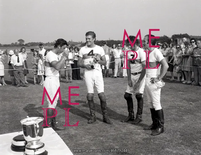  : Prince Charles and trophy at Ambersham