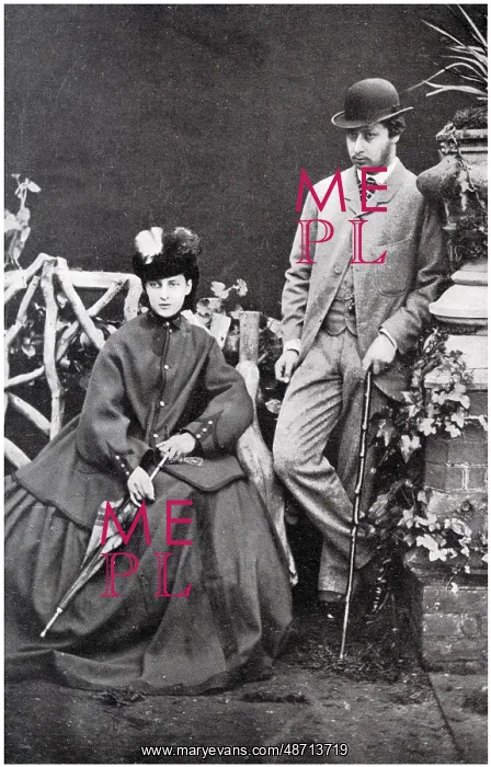 : Prince Edward with Alexandra of Denmark : Prince Edward with Alexandra of Denmark