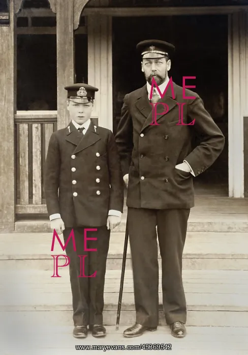 : Prince Edward with his father, the future : Prince Edward with his father, the future