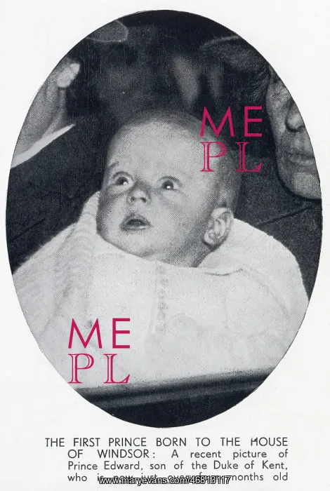 : Prince Edward of Kent in his pram : Prince Edward of Kent in his pram