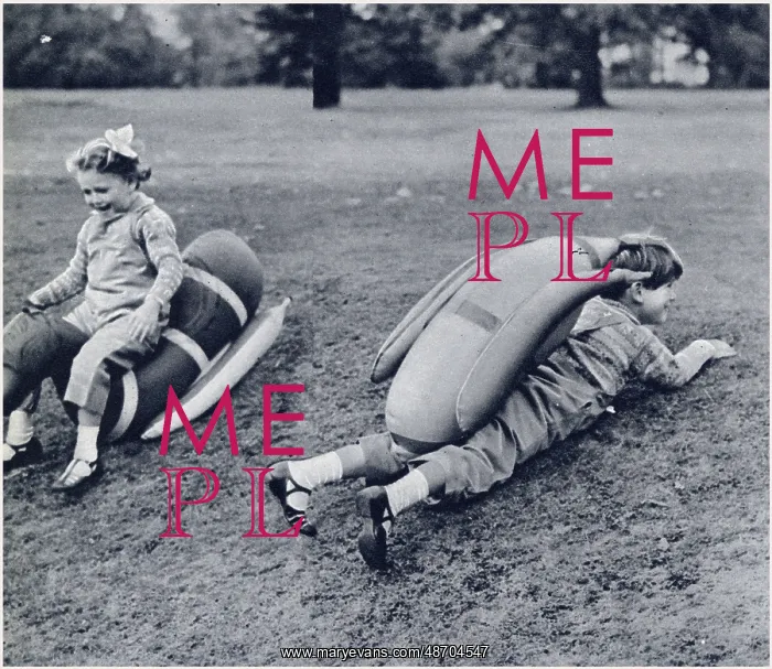 : Prince Edward and Princess Alexandra playing : Prince Edward and Princess Alexandra playing