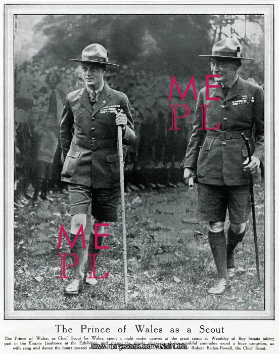 : Prince Edward and Robert Baden-Powell : Prince Edward and Robert Baden-Powell