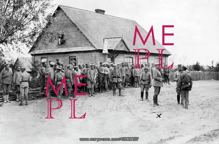 : Prince Eitel Friedrich observes an interrogation, 1915 : Prince Eitel Friedrich observes an interrogation, 1915