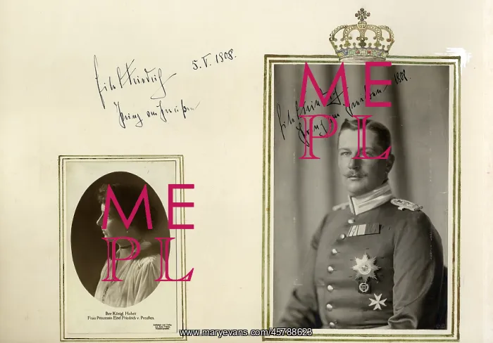 : Prince Eitel Friedrich of Prussia and his wife : Prince Eitel Friedrich of Prussia and his wife