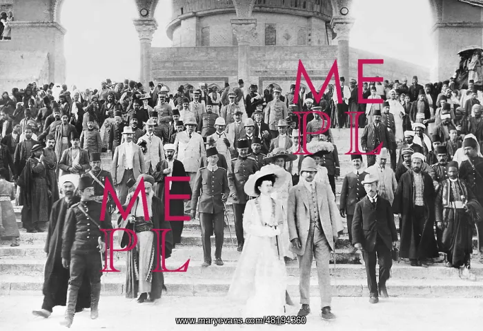 : Prince Eitel Friedrich and Sophie Charlotte in Jerusalem, 19 : Prince Eitel Friedrich and Sophie Charlotte in Jerusalem, 19