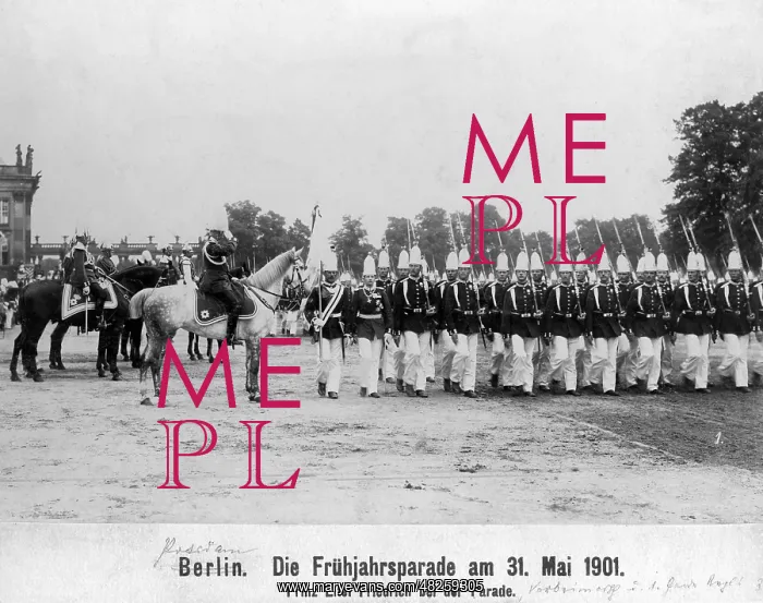 : Prince Eitel Friedrich at the Spring Parade, 1901 : Prince Eitel Friedrich at the Spring Parade, 1901