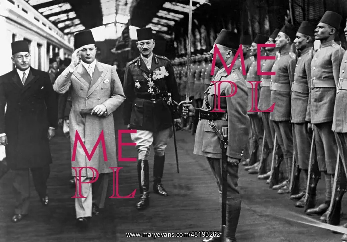 : Prince Farouk of Egypt, 1937 : Prince Farouk of Egypt, 1937