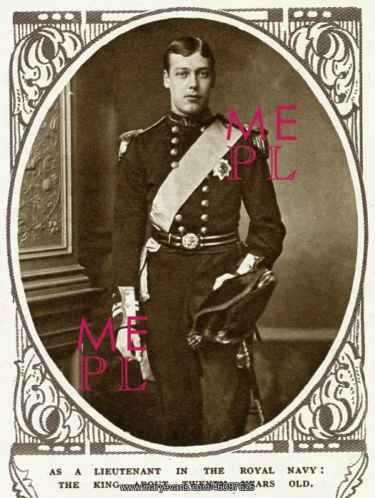 : Prince George in Royal Navy uniform : Prince George in Royal Navy uniform