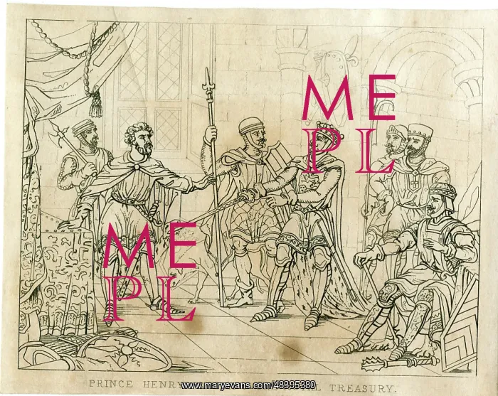 : Prince Henry seizing the Royal Treasury : Prince Henry seizing the Royal Treasury