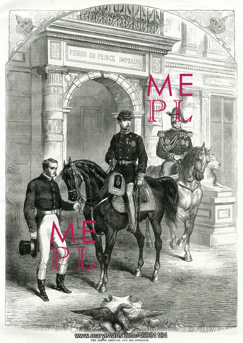 : Prince Imperial and his Governor 1870 : Prince Imperial and his Governor 1870