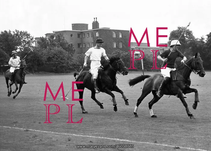 : Prince Philip playing polo : Prince Philip playing polo