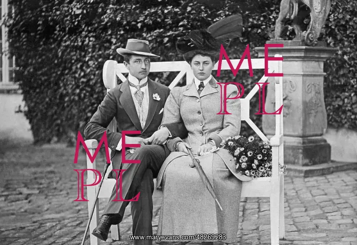 : Prince and Princess August Wilhelm, 1912 : Prince and Princess August Wilhelm, 1912