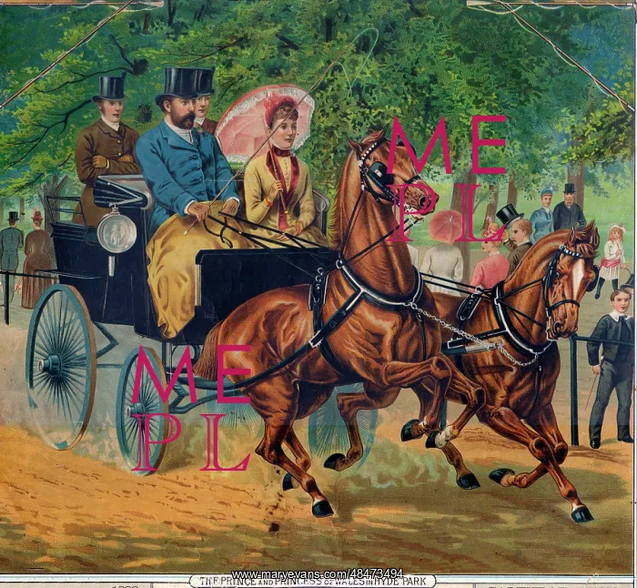 : The Prince and Princess of Wales in Hyde Park : The Prince and Princess of Wales in Hyde Park