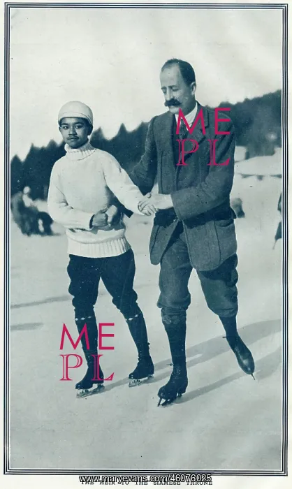 : Prince Projatipok of Siam at Murren : Prince Projatipok of Siam at Murren