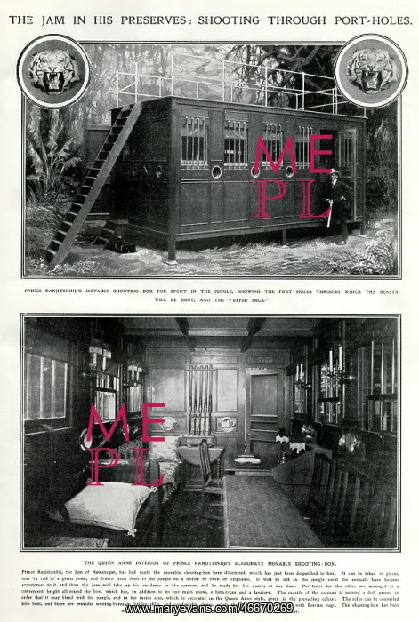 : Prince Ranjitsinhji's moveable shooting-box 1907 : Prince Ranjitsinhji's moveable shooting-box 1907
