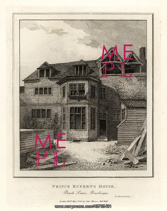: Prince Rupert's House, Beech Lane, Barbican : Prince Rupert's House, Beech Lane, Barbican
