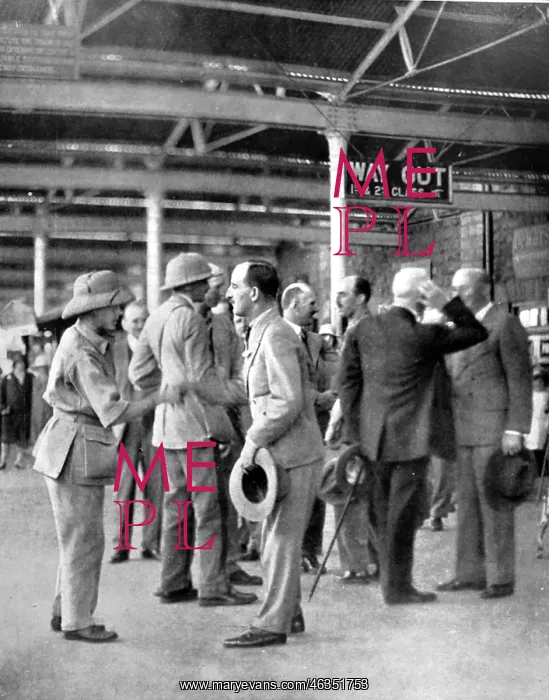 : Prince of Wales at Nairobi station : Prince of Wales at Nairobi station