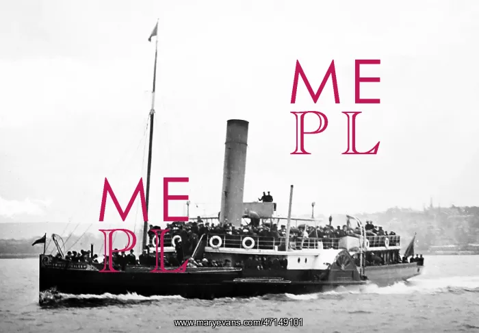 : Prince of Wales paddle steamer operating between : Prince of Wales paddle steamer operating between